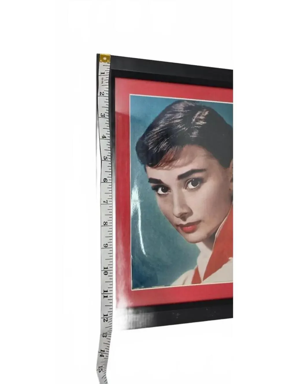 Vintage Audrey Hepburn Framed Portrait 11x14